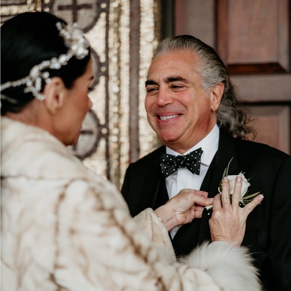 HERSILIA FLORAL HEADPIECE - Picture 7 of 7